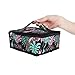 Essential Oils Storage – pureGLO 30 Bottle Essential Oil Carrying Case - Essential Oil Organizer Bag Travel Carrier Holds 5ml, 10ml, 15ml Vials – Holder for Young Living & Doterra Containers Floral