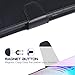 Arae Case Compatible for Samsung Galaxy S10 5G Edition, PU Leather Wallet case [Stand Feature] with Wrist Strap and [4-Slots] ID&Credit Cards Pockets [Not for S10] - Black