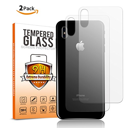Iphone x back screen protector glass[2-packs],iphone x …
