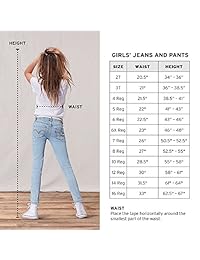 Levi's 710 pantalones vaqueros de rendimiento ajustados para niñas