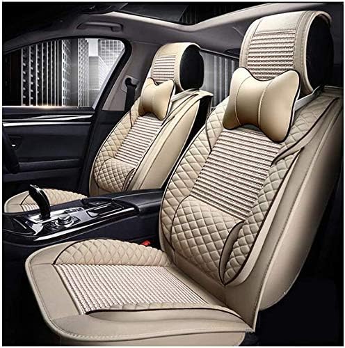 高級シートカバーセット ユニバーサルレザーeisシルクシートカバー一式5人乗り車用