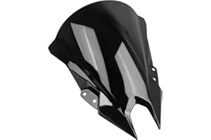 WORLDMOTOP Motorcycle 18.4" Windscreen Windshield Replacement for Kawasaki Ninja500 Ninja 500 SE 2024 2025 2026 PC Windscreen