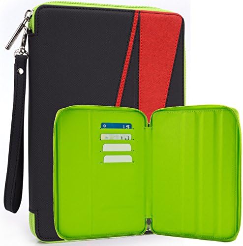 Kroo Astro Tab A735 A724 7-inch, A.C.RYAN Tab 7.9 7X Tablet Case | Classic Red Universal Nylon Pouch 7 -8-Inch