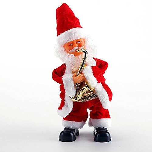 Dancing Santa Claus Plays The Saxophone Animated Christmas