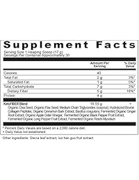 Ancient Nutrición ketofiber en polvo, 17 raciones – Keto dieta Suplemento, low-carb high-fiber...