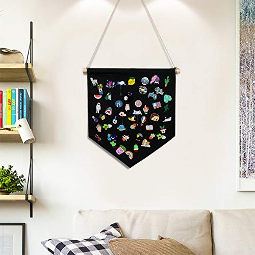 Enamel Pin Wall Display Banner -Blank Canvas Banner for Display Pins Buttons