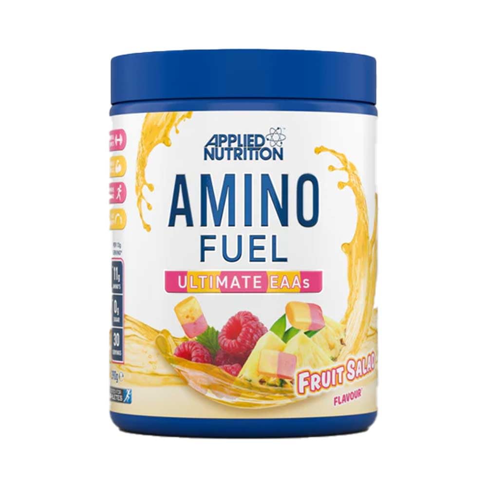Applied Nutrition Amino Fuel - Essential Amino Acid (EAA) Powder Supplement Maximize Muscle Growth, Fruit Salad, Blue, 390 g