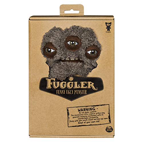 Fuggler Funny-Ugly Monster Plush (Annoyed Alien, Brown) (9 Inches) - //coolthings.us