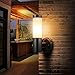 ONEVER Outdoor Wall Light, Exterior Lighting LED Wall Sconce Light Waterproof Stainless Steel E27 LED Wall Mount Cylinder Design Light Fixturefor Porch, Garage AC 100-230V (Bulb Included)