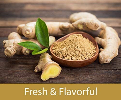 image for Ginger Root Powder Organic by Kate Naturals. Ground. Perfect For Tea, 