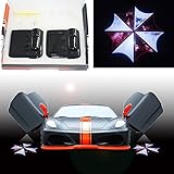 Spoya Resident Evil The Umbrella corporation Wireless Magnetic Car door step LED welcome logo shadow ghost light laser projection projector light