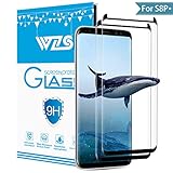 Samsung Galaxy S8 Plus Screen Protector,ONSON [2-Pack][HD Clear][9H Hardness][Anti-Bubble]Tempered Glass Screen Protector Compatible with Samsung Galaxy S8 Plus