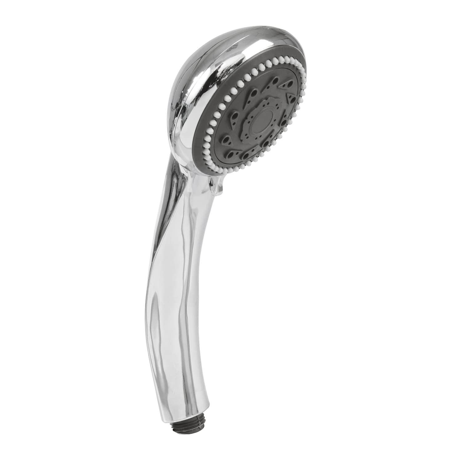Amig - Mod.LAIDA Anti-Limescale Shower Head | 5 Positions or Jet Types | Easy to Install Threaded Head | Lightweight and Sturdy | Chrome Finish