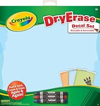 Crayola Dry Erase Decals Plain