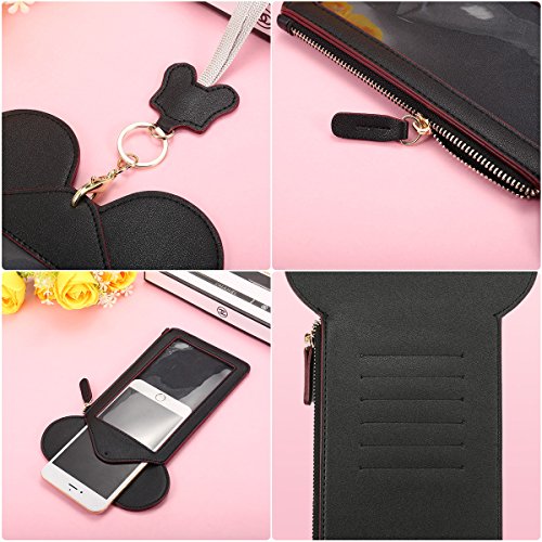 image for Neck Pouch, Charminer Women Cute Animal Shape Lanyard Phone Purse Neck