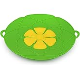 Spill Stopper Lid Cover 11 Inch Silicone Pot Boil Over Preventer for Pans and Pots