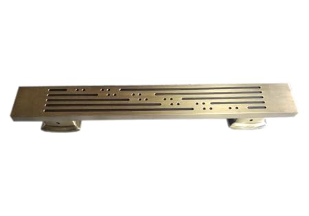 Surya Prabha Aluminium Main Door Handle, Gold (Size: 24-inches) 2 Pcs. SP-107