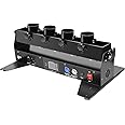 Professional Confetti Launcher Cannon Machine, Confetti Blower Machine Confetti Cannon DMX/Remote Control for Weddding Disco Show Club Stage Party (4 shot)