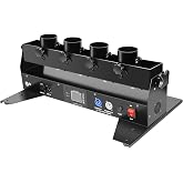Bonvenon Confetti Launcher Machine - Dual DMX512/Remote Control, 180&deg; Adjustable Angle, No CO2 Tank Needed - Professional Confetti Blower for Wedding, DJ, Stage Show, Club Party