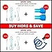 Hydration Bladder Cleaning Kit (4pcs) Universal Cleaning Brush Kit + Collapsible Hanger for Hydration Reservoir Water Bladder, Hydration Reservoir or Hydration Pack Bladder Cleaner No more MOLD & DIRT