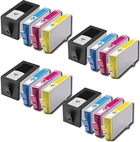 Wolfgray 16 Replacement for HP 920 XL 920XL Ink Cartridge High Capacity Compatible with HP OfficeJet 6500a 6500 6000 7500a 7500 7000 Inkjet Printer