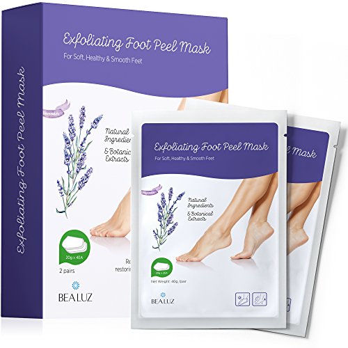 UPC 854733007276, 2 Pairs Exfoliating Foot Peel Mask Exfoliant for Soft Feet in 1-2 Weeks, Peeling Off Calluses &amp; Dead Skin, For Men &amp; Women Lavender by BeaLuz