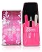 Express Beauty Boutique Tweezers 3pcs Set Pink Case Professional Quality Stainless Steel Precision Eyebrow Tweezer for Ingrown Hair Shaping Eyebrows.
