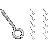 National Hardware N347-229 2150 Lag Screw Eye in Zinc plated, 10 pack,5/16" x 4"