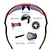 DUCO POLARIZED Sports Sunglasses Cycling Glasses With 5 Interchangeable Lenses 0028 Red-Black