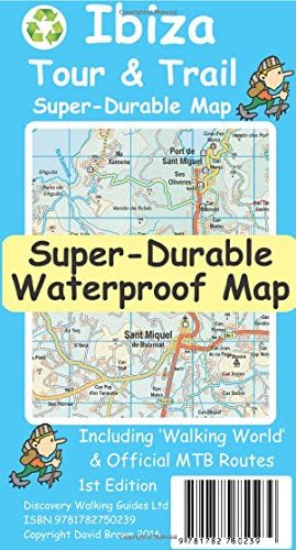 Ibiza Tour & Trail Super Durable Map