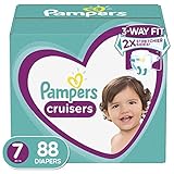 Diapers Size 7, 88 Count - Pampers Cruisers Disposable Baby Diapers, ONE MONTH SUPPLY