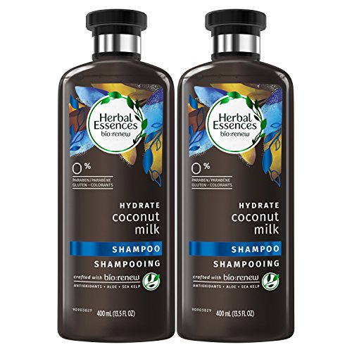 Herbal Essences Bio:renew Coconut Milk Shampoo, 13.5 Fluid Ounces Paraben Free (Pack of 2)