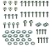 62pc Specbolt Yamaha BODY BOLT KIT YZ YZF WR Motorcycles for Plastics, Seat, Fenders, Fork Guards radiator shrouds bodywork YZ YZ-F & WR YZ80 YZ85 YZ125 YZ250 YF250F YZ400F YZ426F YZ450F YZF250 YZF450
