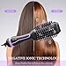 Hair Dryer Brush, Abody One-Step Hair Dryer & Volumizer with Negative Ionic, Ceramic Coating, 4 in 1 Hot Air Brush for Drying, Styling, Straightening and Curling, Leakproof Plug