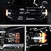 VIPMOTOZ LED Strip Headlights Headlamps Assembly For 2007-2013 Chevy Silverado 1500 2500HD 3500HD Pickup Truck DRL OE-Style Black Housing Clear Lens Driver & Passenger Side