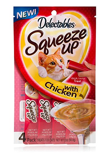 Delectables Squeeze Ups Chicken Flavor (2-PACKS) 4- Individual Tubes in Each pack - //medicalbooks.filipinodoctors.org