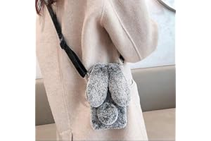 HFICY Girly Faux Fur Phone Case for Nokia G310 5G with 2PCS Glass Screen Protector Films, Cute Soft Furry Pet Protective Cove