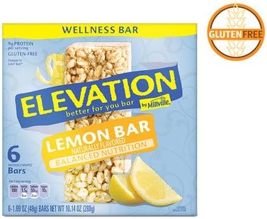 Elevation by Millville Lemon Zest Wellness Bars 10oz, pack of 1