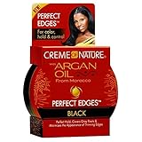 [CREME OF NATURE] ARGAN OIL PERFECT EDGES BLACK EDGE CONTROL HAIR GEL 2.25OZ