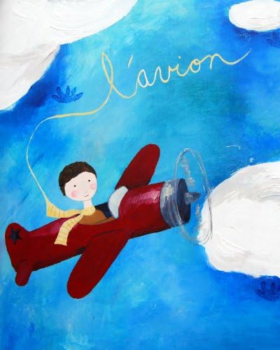 Cici Art Factory Wall Art, L'Avion, Small
