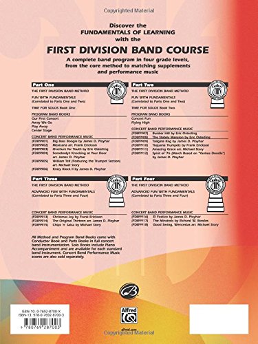 First Division Band Method, Part 1: Bb Clarinet (First Division Band Course)