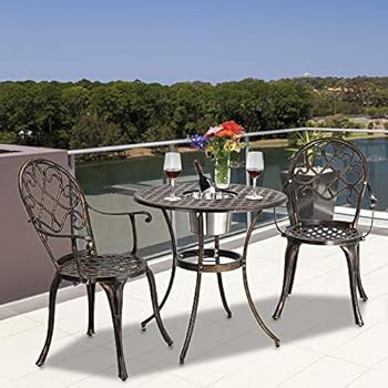 Amazon Com Outdoor Patio Furniture European Style Cast Aluminum