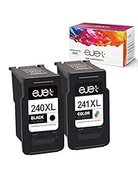 Cartucho de tinta de repuesto para Canon PG-240XL CL-241XL para Pixma MG3620 MX432 MX532 MG3520 MX452 MX512 (1 negro, 1 color, 2 unidades)