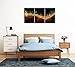PIY Music Notes Canvas Prints with Frame for Bedroom, Beautiful Notes Beating on Staff Picture Wall Art, 1