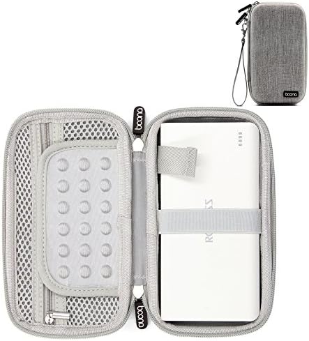 BOONA 2.5 External Hard Drive Case for Portable HDD SSD Like WD My Passport, Porsche/Rugged,Samsung,Toshiba,Seagate, Hard Shell Cover, Gray