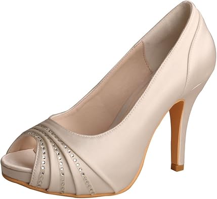 white platform wedding shoes