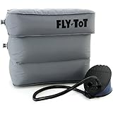 Fly Tot Inflatable Airplane Cushion (Grey, with foot pump)