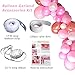 Funwoo Balloon Garland Kit | Pink Balloon Arch Kit | Pack of 100 Rose Gold White Blush Pink Balloons for Baby Shower Bridal Girls Birthday Party Decorations | Glue Dots and Decorating Strip Included
