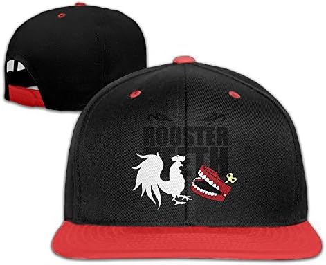 NADAKI Rooster Teeth Game Design Unisex Adjustable Hip-hop Baseball Cap Red