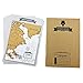 DYWISHKEY Travelogue Scratch off Map Page Travel Journal Tourist Notebook